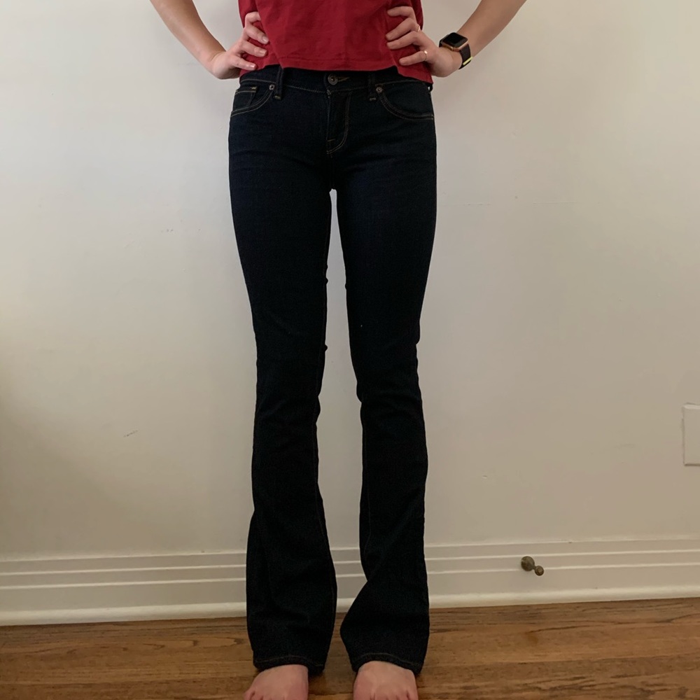 Lucky brand dark wash boot cut jeans